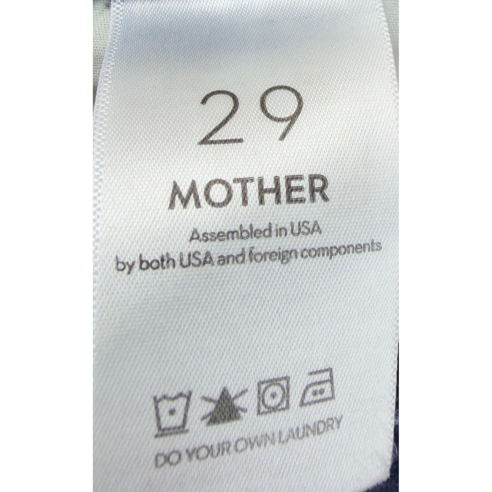 MOTHER The Hustler Sidewinder Jeans Size 29 Tongue and Chic High Rise Slit Hem - Picture 9 of 13